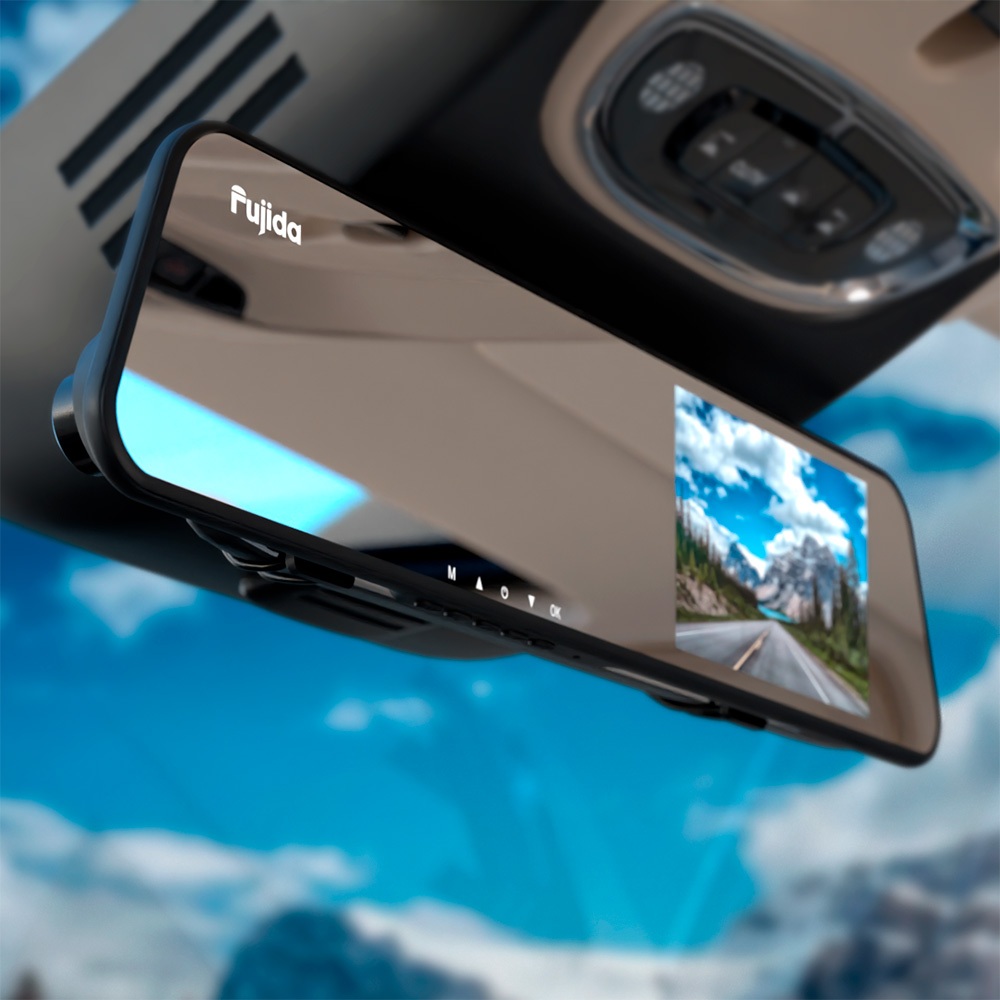 Fujida Zoom Blik Duo - видеорегистратор Full HD с двумя камерами и функцией парковки. Фото N8